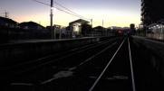 Attente du dernier train, dans une petite gare perdue près de Oita...
